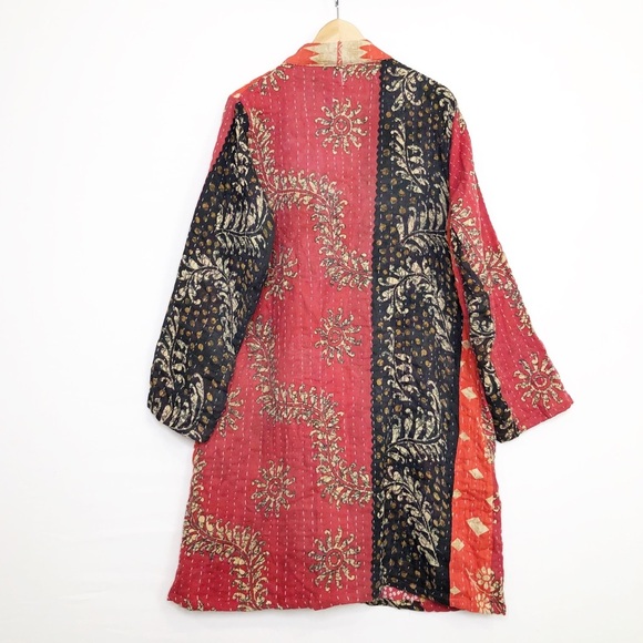 She’s 1 Oak She’s one of a kind multicolored open closure reversible kimono - Picture 2 of 8